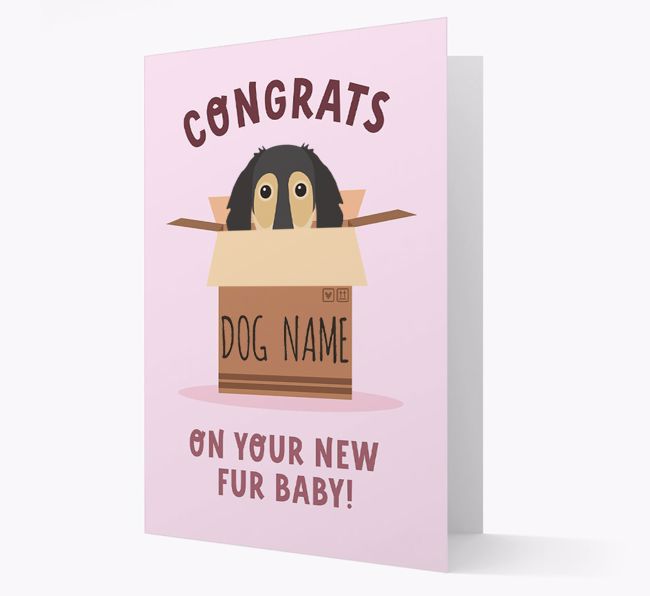 Congrats On Your New Fur Baby: Personalised {breedFullName} Card